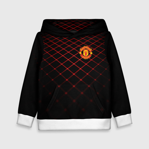 Детская толстовка 3D Manchester United 2018 Line, цвет белый