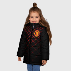 Зимняя куртка для девочек 3D Manchester United 2018 Line - фото 2