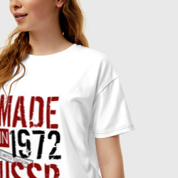 Женская футболка хлопок Oversize Made in USSR 1972 - фото 2
