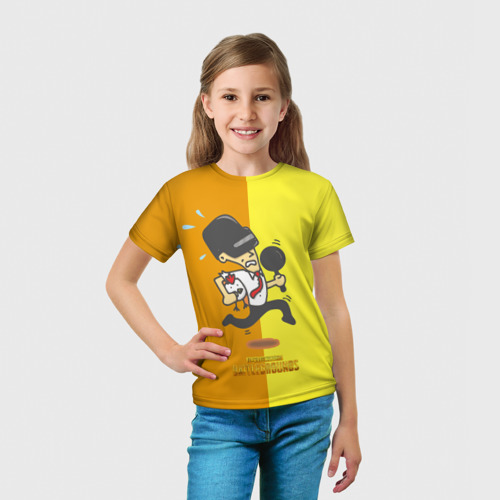 Детская футболка 3D PUBG, цвет 3D печать - фото 5