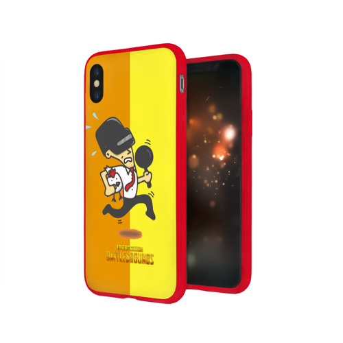 Чехол для Apple iPhone X силиконовый глянцевый PUBG Фото 01 Чехол для Apple iPhone X силиконовый глянцевый PUBG Фото 01