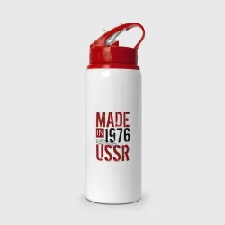 Бутылка для воды с трубочкой Made in USSR 1976