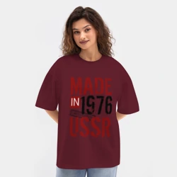 Женская футболка Oversize хлопок texturе Made in USSR 1976 - фото 2