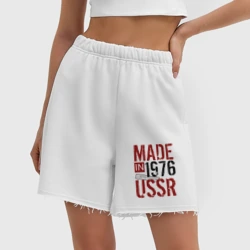 Женские шорты oversize футер хлопок Made in USSR 1976 - фото 2