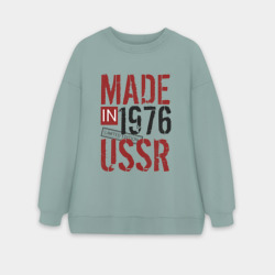 Женский свитшот oversize без начеса хлопок Made in USSR 1976
