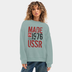 Женский свитшот oversize без начеса хлопок Made in USSR 1976 - фото 2
