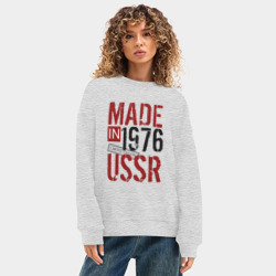 Женский свитшот oversize без начеса хлопок Made in USSR 1976 - фото 2