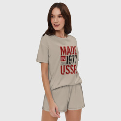 Женская пижама с шортиками хлопок Made in USSR 1977 - фото 2