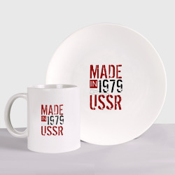 Набор: тарелка + кружка Made in USSR 1979