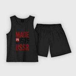 Детская пижама с шортами хлопок Made in USSR 1979