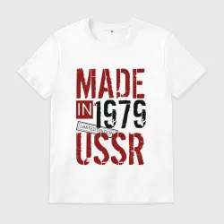 Мужская футболка хлопок Made in USSR 1979