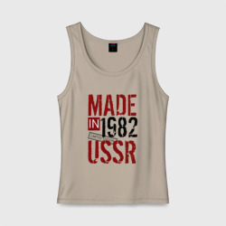 Женская майка хлопок Made in USSR 1982