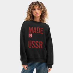 Женский свитшот oversize без начеса хлопок Made in USSR 1983 - фото 2