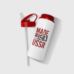 Бутылка для воды с трубочкой Made in USSR 1983 - фото 2