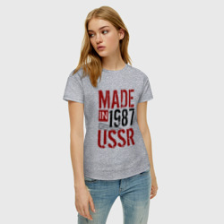 Женская футболка хлопок Made in USSR 1987 - фото 2