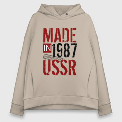 Женское худи Oversize хлопок Made in USSR 1987