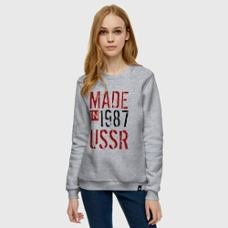 Женский свитшот хлопок Made in USSR 1987 - фото 2