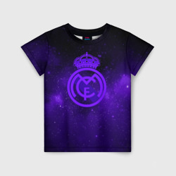 Детская футболка 3D FC Real madridspace style