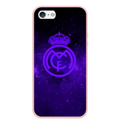 Чехол для iPhone 5/5S матовый FC Real madridspace style