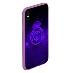 Чехол для iPhone XS Max матовый FC Real madridspace style - фото 2