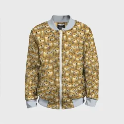 Детский бомбер 3D Собачки Doge