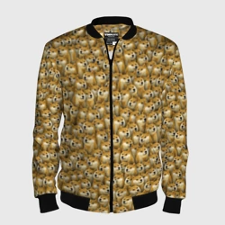 Мужской бомбер 3D Собачки Doge