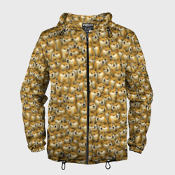 Мужская ветровка 3D Собачки Doge