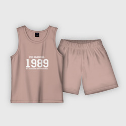 Детская пижама с шортами хлопок Все запчасти оригинальные 1989