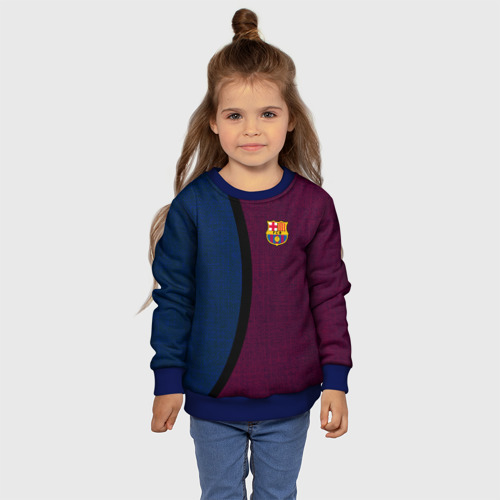 Детский свитшот 3D с принтом FC Barcelona 2018 Original, фото #4