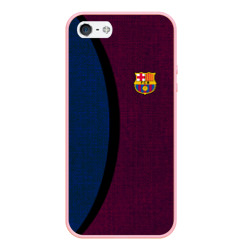 Чехол для iPhone 5/5S матовый FC Barcelona 2018 Original