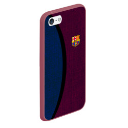 Чехол для iPhone 5/5S матовый FC Barcelona 2018 Original - фото 2
