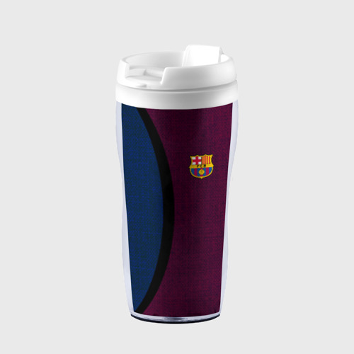 Термокружка-непроливайка FC Barcelona 2018 Original, цвет белый