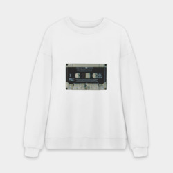 Мужской свитшот oversize без начеса хлопок Кирпичи