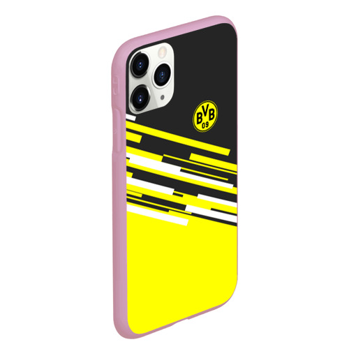 Чехол для iPhone 11 Pro Max матовый FC Borussia 2018 Sport, цвет розовый - фото 3