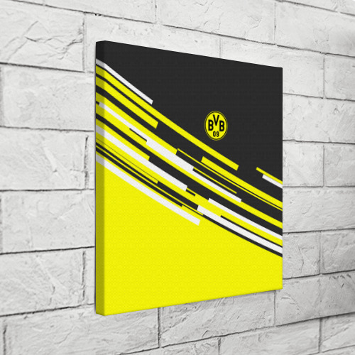 Холст квадратный FC Borussia 2018 Sport, цвет 3D печать - фото 3