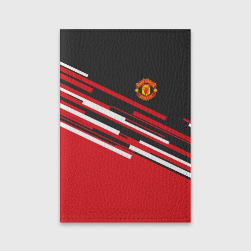 Обложка для паспорта матовая кожа Манчестер Юнайтед FCMU Manchester united, цвет желтый