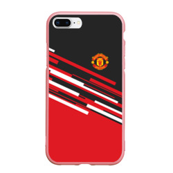 Чехол для iPhone 7Plus/8 Plus матовый Манчестер Юнайтед FCMU Manchester united