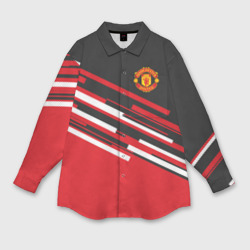 Мужская рубашка oversize 3D Манчестер Юнайтед FCMU Manchester united