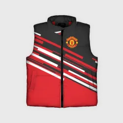 Детский жилет утепленный 3D Манчестер Юнайтед FCMU Manchester united