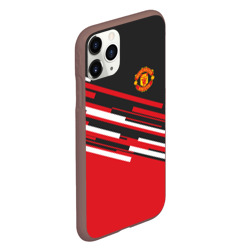 Чехол для iPhone 11 Pro матовый Манчестер Юнайтед FCMU Manchester united - фото 2