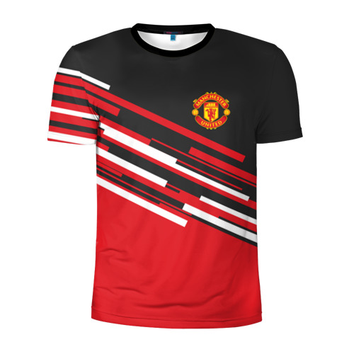 Мужская футболка 3D спортивная MANCHESTER UNITED SPORT Фото 01 Мужская футболка 3D спортивная MANCHESTER UNITED SPORT Фото 01