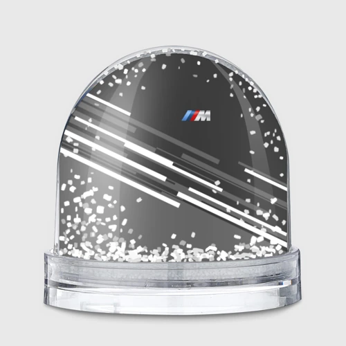 Игрушка Снежный шар BMW carbon БМВ карбон