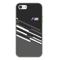 Чехол для iPhone 5/5S матовый BMW carbon БМВ карбон