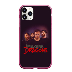 Чехол для iPhone 11 Pro Max матовый Группа Imagine Dragons