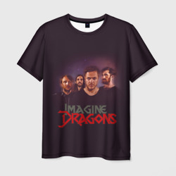 Мужская футболка 3D Группа Imagine Dragons