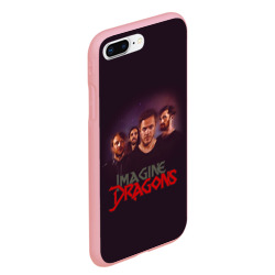 Чехол для iPhone 7Plus/8 Plus матовый Группа Imagine Dragons - фото 2