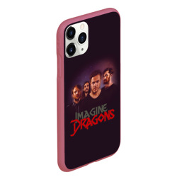 Чехол для iPhone 11 Pro Max матовый Группа Imagine Dragons - фото 2