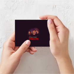 Поздравительная открытка Группа Imagine Dragons - фото 2