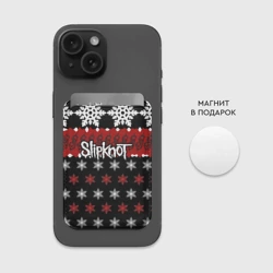 Картхолдер Magsafe магнитный Праздничный Slipknot - фото 2