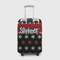 Чехол для чемодана 3D Праздничный Slipknot